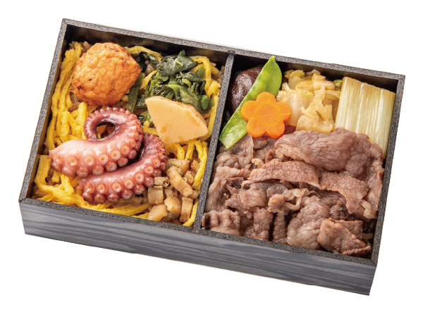 名物たこ飯＆神戸ビーフすき焼き弁当