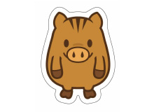 うりぼーステッカースタンダード
