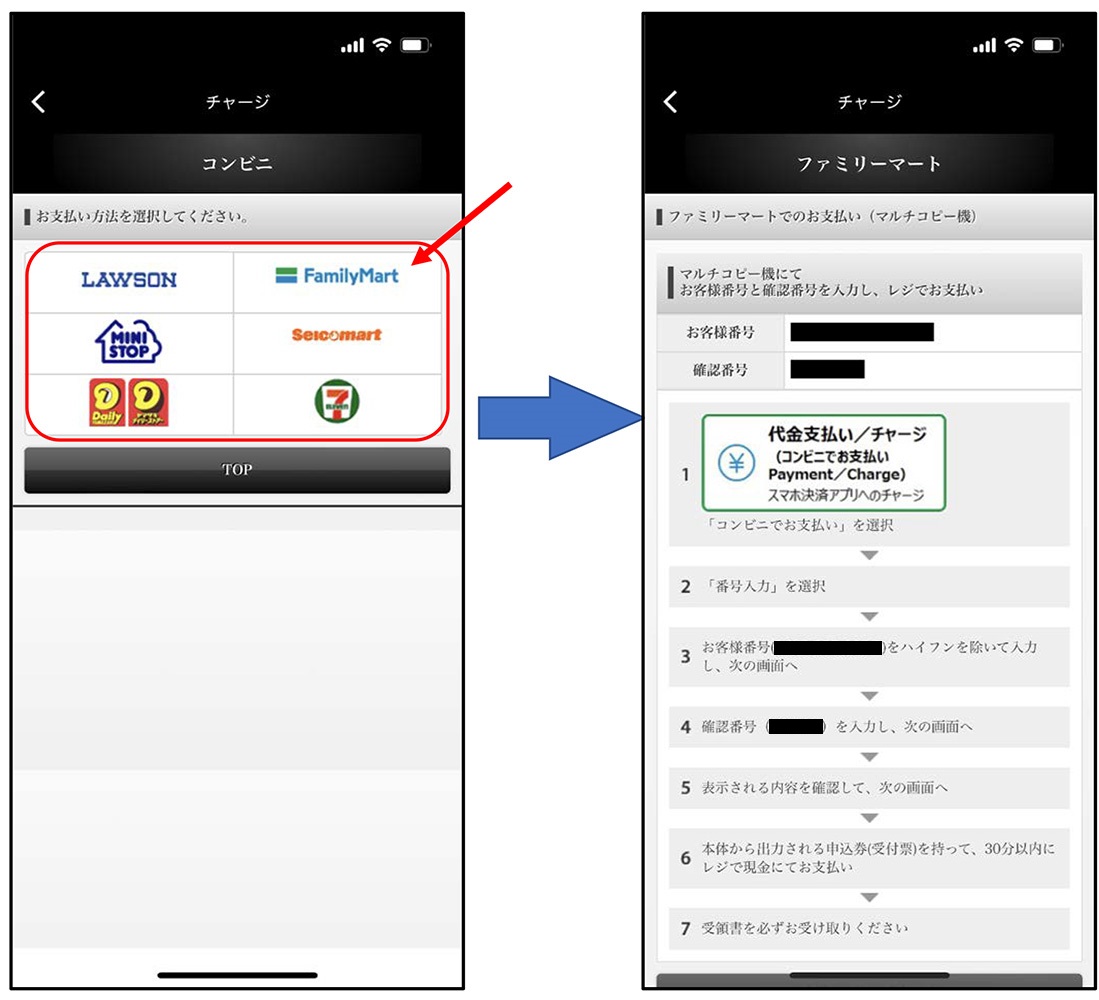 生協電子マネーにチャージ(入金)する